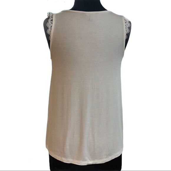 𝅺banana Republic Factory Pleated Sleeveless Top XS - Picture 5 of 9